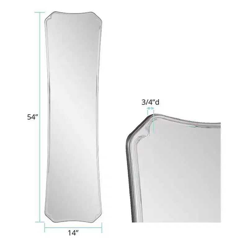 Specchio da Parete Rotondo Senza Cornice, Color Oro Champagne, 90 cm – 1 Persona
