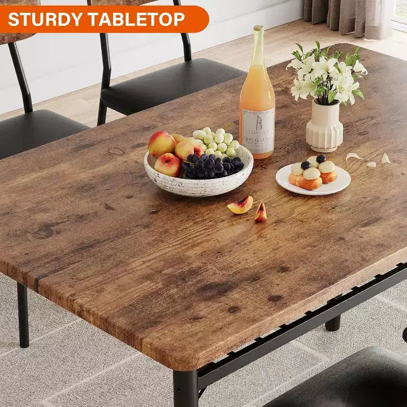 Set da pranzo 3 pezzi per 2 persone – Nero/Grigio, tavolo quadrato con ripiano e sedie imbottite
