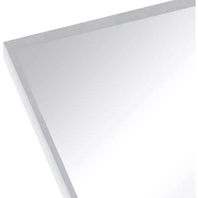Specchio da parete ad arco Silver, cornice in alluminio, singolo, da parete