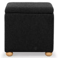 Becka Square Boucle Storage Ottoman - SFV6101 - Safavieh Couture