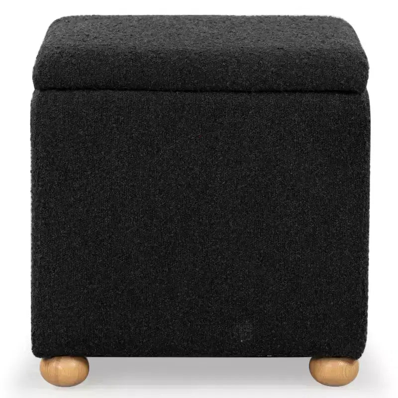 Becka Square Boucle Storage Ottoman - SFV6101 - Safavieh Couture