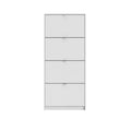 Tvilum, Bright 4 Drawer Shoe Cabinet, White