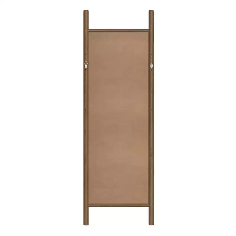 Specchio intero a figura intera con cornice in legno nero/marrone – Singola persona – 64×21 / 71×31 in