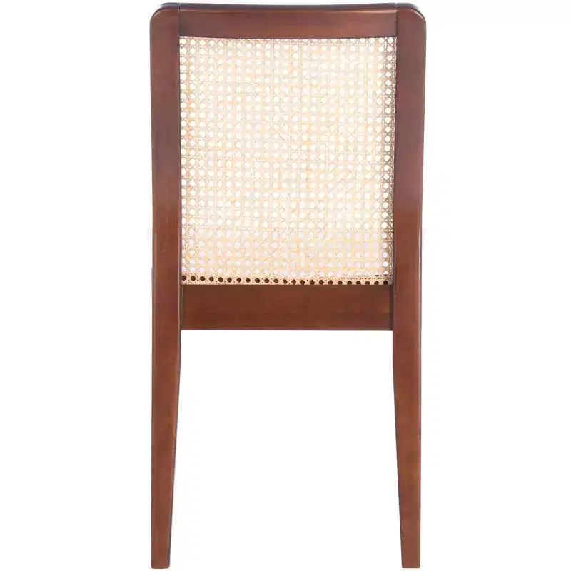 Sedie da pranzo in rattan intrecciato, set da 2 - Nero / Marrone scuro / Naturale / Bianco