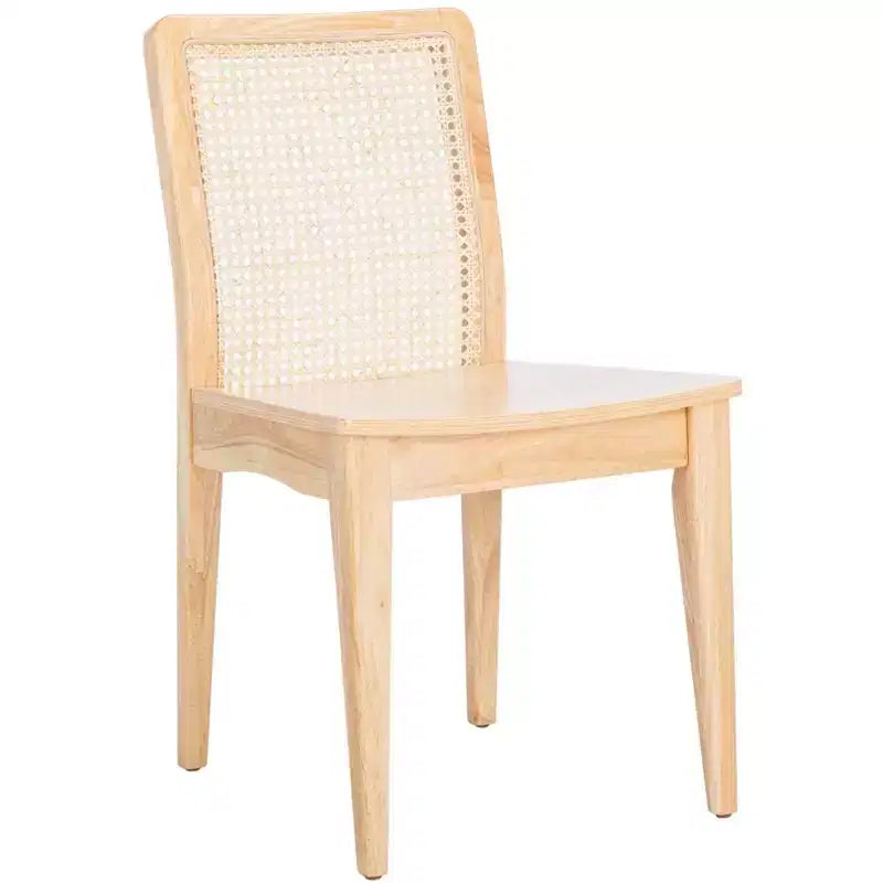 Sedie da pranzo in rattan intrecciato, set da 2 - Nero / Marrone scuro / Naturale / Bianco