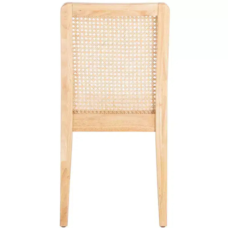Sedie da pranzo in rattan intrecciato, set da 2 - Nero / Marrone scuro / Naturale / Bianco