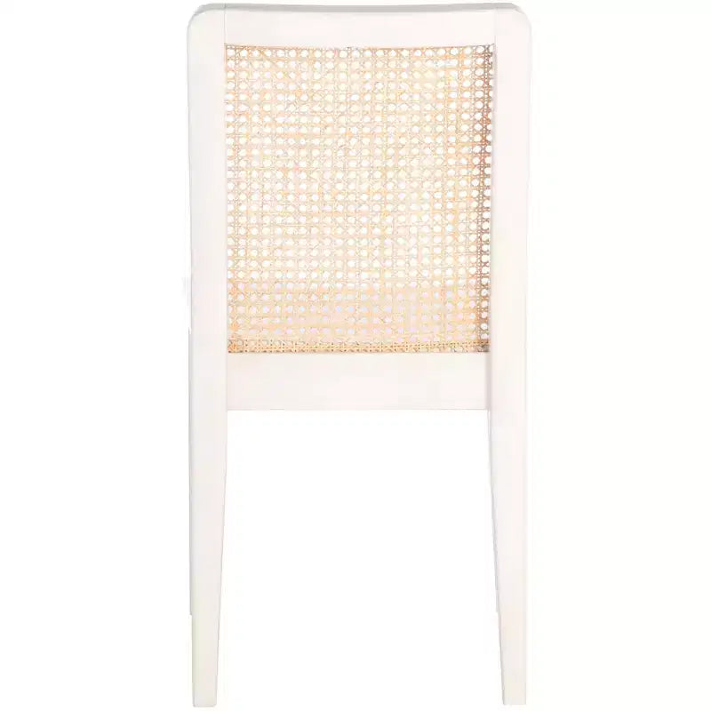 Sedie da pranzo in rattan intrecciato, set da 2 - Nero / Marrone scuro / Naturale / Bianco