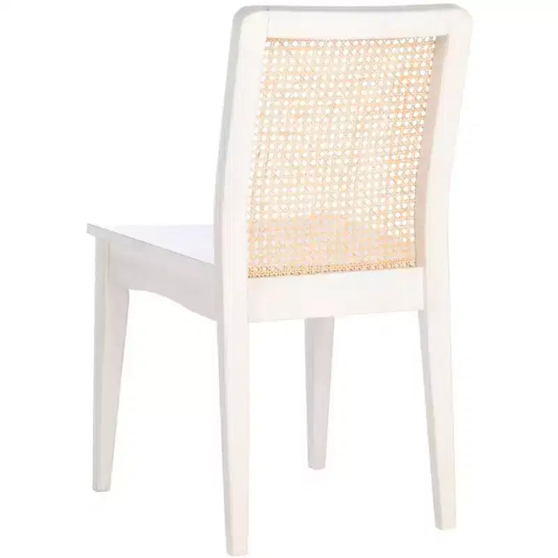 Sedie da pranzo in rattan intrecciato, set da 2 - Nero / Marrone scuro / Naturale / Bianco