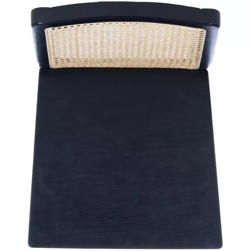 Sedie da pranzo in rattan intrecciato, set da 2 - Nero / Marrone scuro / Naturale / Bianco