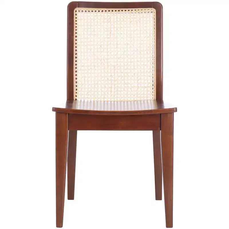 Sedie da pranzo in rattan intrecciato, set da 2 - Nero / Marrone scuro / Naturale / Bianco