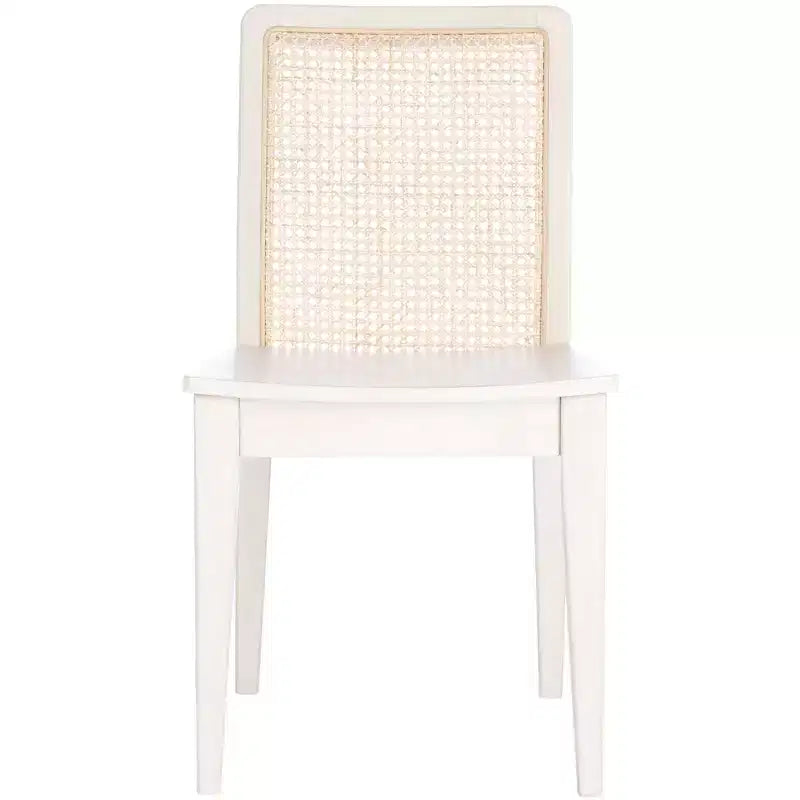 Sedie da pranzo in rattan intrecciato, set da 2 - Nero / Marrone scuro / Naturale / Bianco