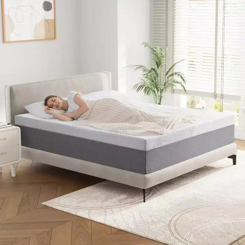 Materasso in memory foam bianco, 25 cm - Rigido, 1-2 persone