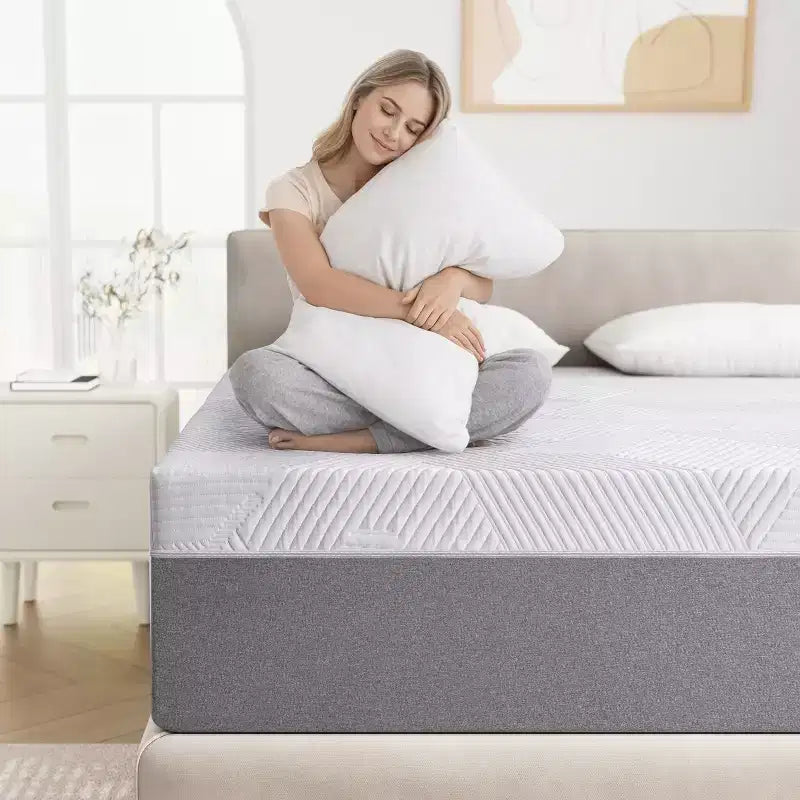 Materasso in memory foam bianco, 25 cm - Rigido, 1-2 persone